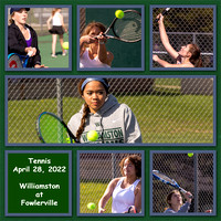 2022 Apr 28th WHS Tennis @Fowlerville